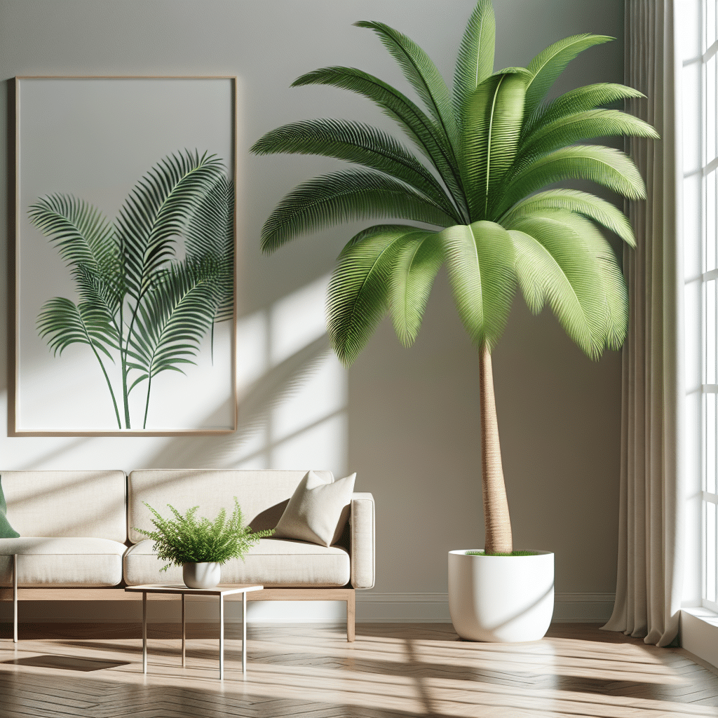 how to display large indoor plants